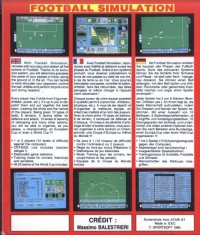 Football Simulation Box Art