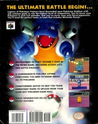 Pokémon Stadium (Nintendo Power) Box Art