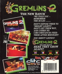 Gremlins II: The New Batch Box Art