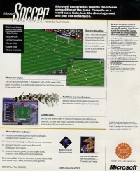 Microsoft Soccer Box Art