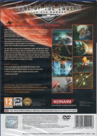 Zone of the Enders: The 2nd Runner Special Edition (orange PEGI) Box Art