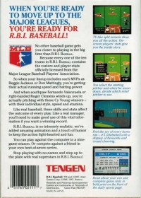 R.B.I. Baseball (gray cartridge) Box Art