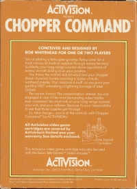 Chopper Command (picture label) Box Art