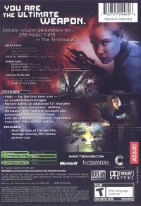 Terminator 3: Rise of the Machines Box Art