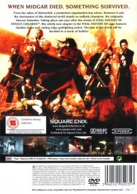 Dirge of Cerberus: Final Fantasy VII [UK] Box Art