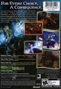 Fable: The Lost Chapters - Best of Platinum Hits Box Art