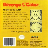 Revenge of the 'Gator Box Art