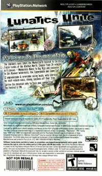 MotorStorm: Arctic Edge (Not for Resale) Box Art