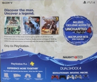 Sony PlayStation 4 CUH-1215A - Uncharted: The Nathan Drake Collection Box Art