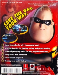 Disney/Pixar The Incredibles Box Art