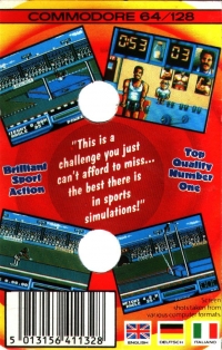 Daley Thompson's Olympic Challenge - The Hit Squad Box Art