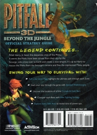 Official Pitfall 3D: Beyond the Jungle Strategy Guide Box Art