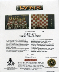 Fidelity Ultimate Chess Challenge, The Box Art