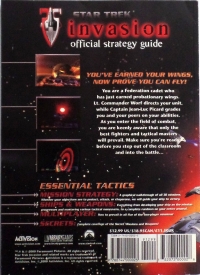Star Trek: Invasion Official Strategy Guide Box Art