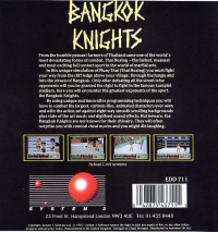 Bangkok Knights (System 3 / disk) Box Art