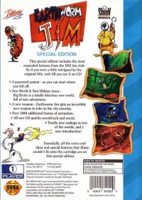 Earthworm Jim - Special Edition Box Art