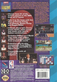 ESPN NBA Hangtime '95 Box Art