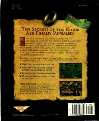 Lord of the Rings, The - Official Game Secrets Box Art
