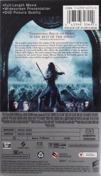 Underworld: Rise of the Lycans Box Art