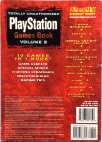Totally Unauthorized PlayStation Games Book Volume 3 Box Art