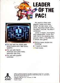 Jr. Pac-Man Box Art