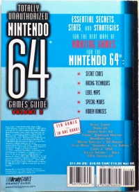 Totally Unauthorized Nintendo 64 Games Guide Volume 2 Box Art