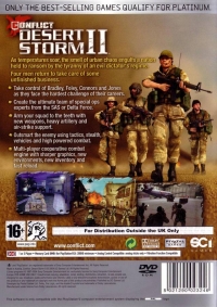 Conflict: Desert Storm II - Platinum Box Art