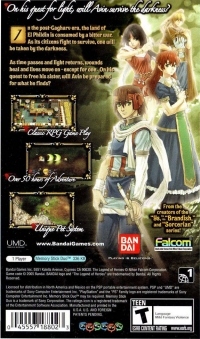Legend of Heroes, The: A Tear of Vermillion Box Art