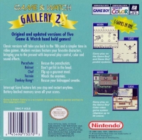 Game & Watch Gallery 2 (white ESRB) Box Art
