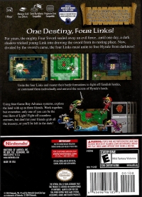 Legend of Zelda, The: Four Swords Adventures Box Art