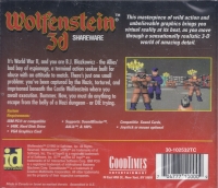 Wolfenstein 3D Shareware (CD-ROM version) Box Art