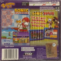 2 Games in 1: Sonic Advance + Sonic Battle [FI][SE][IT] Box Art