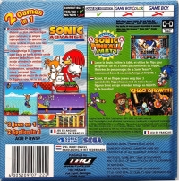 2 Games in 1: Sonic Advance + Sonic Pinball Party [FR] Box Art