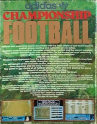 Adidas Championship Football Box Art