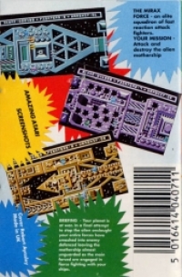 Mirax Force (cassette / Zeppelin Games) Box Art