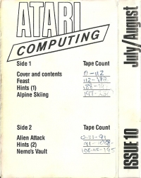 Atari Computing issue No.10 Box Art