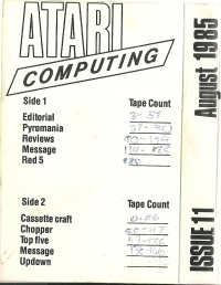 Atari Computing issue No.11 Box Art