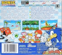 Sonic Advance [DE] Box Art