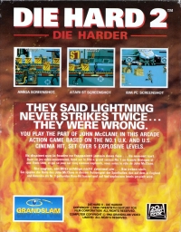 Die Hard 2: Die Harder (blue disk) Box Art