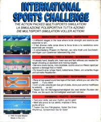 International Sports Challenge Box Art