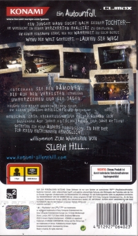 Silent Hill: Shattered Memories [DE] Box Art