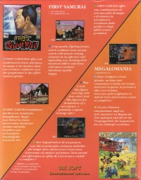 Mega-lo-Mania / First Samurai Box Art