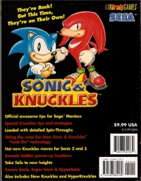 Sonic & Knuckles: Official Game Book Box Art