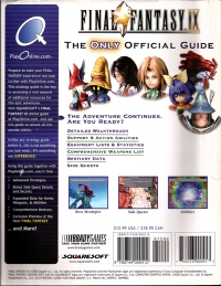 Final Fantasy IX Official Strategy Guide Box Art