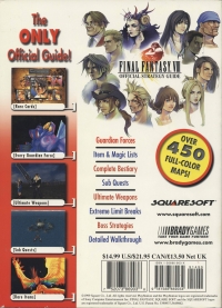 Final Fantasy VIII Official Strategy Guide Box Art