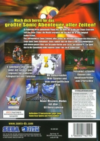 Sonic Adventure DX: Director's Cut [DE] Box Art