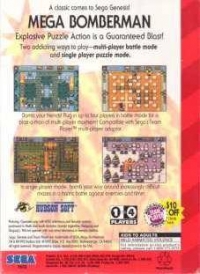 Mega Bomberman Box Art