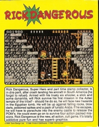 Rick Dangerous Box Art