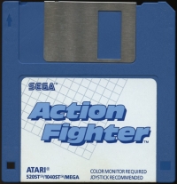 Action Fighter (red label) Box Art