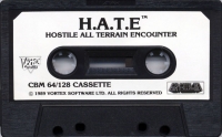 H-A-T-E (cassette) Box Art